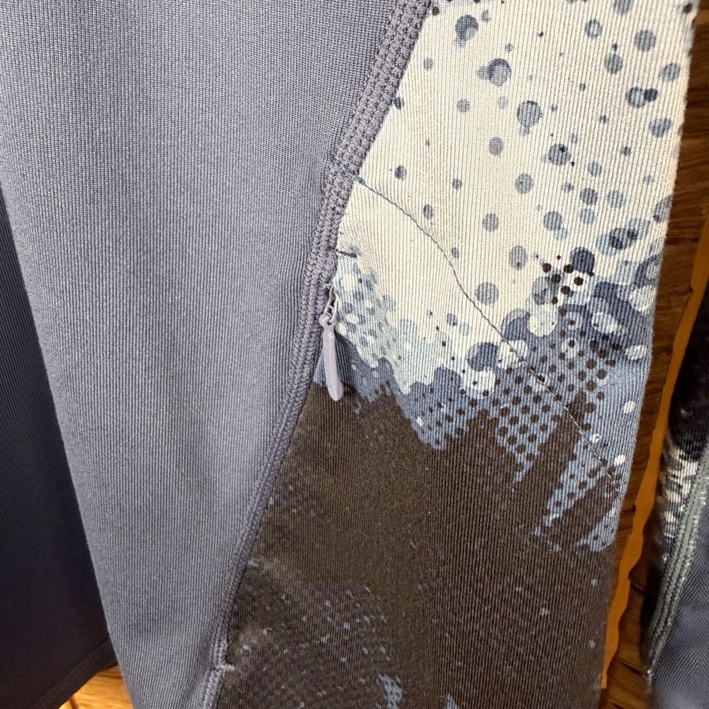 Athleta Quarter Zip Performance Pullover Grey And… - image 2